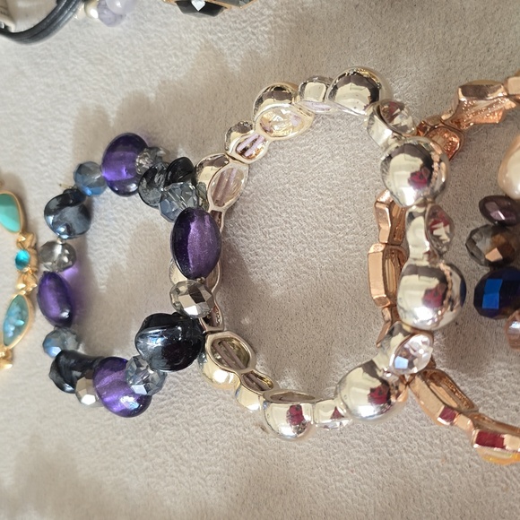 MONET, LIZ CLAIBORNE, ETC. FASHION JEWELRY BRACELETS BUNDLE 14 PIECES - Picture 5 of 16